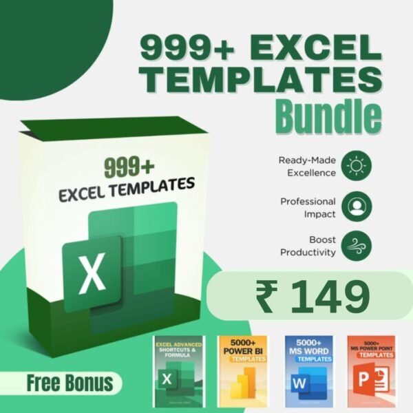 999+ Excel template bundle
